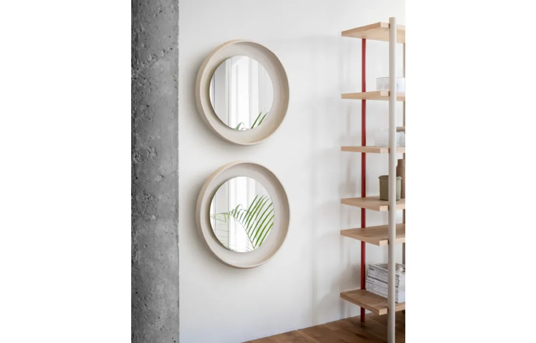 Specchio Coque in guscio di ceramica di Miniforms