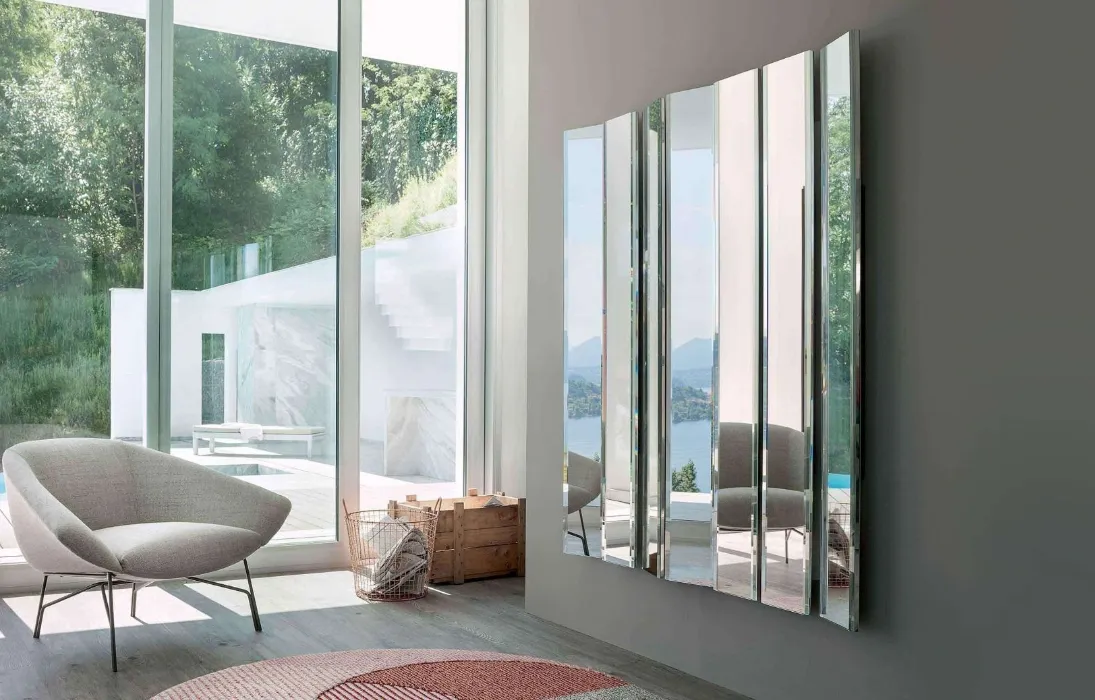 Specchiera modulare decorativa Mirage da parete di Lema