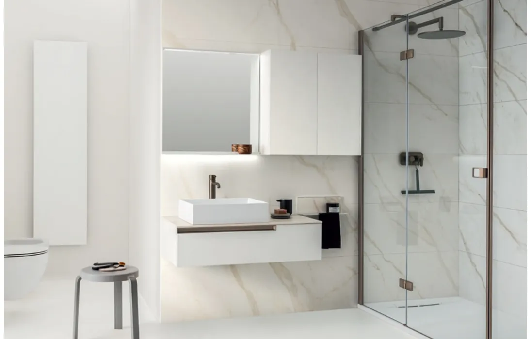 Mobile da Bagno D+ Grip Bianco di Arblu