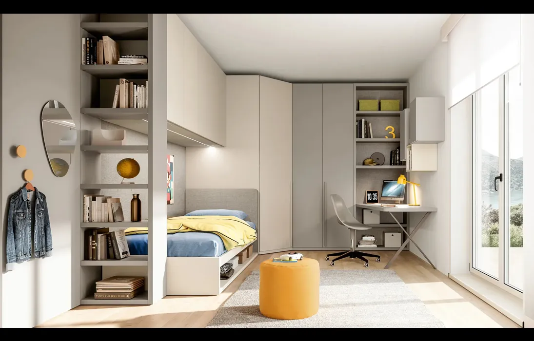 Cameretta a ponte Layout 02B di Doimo Cityline