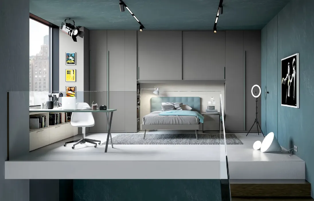 Cameretta a ponte Layout 04B di Doimo Cityline