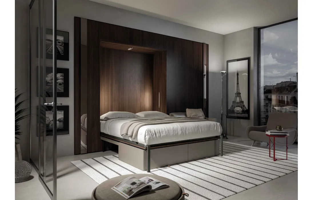 Letto a scomparsa Alcova Light Comp 253 di Tumidei
