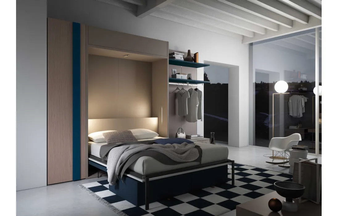 Letto a scomparsa Divano Flip di Tumidei
