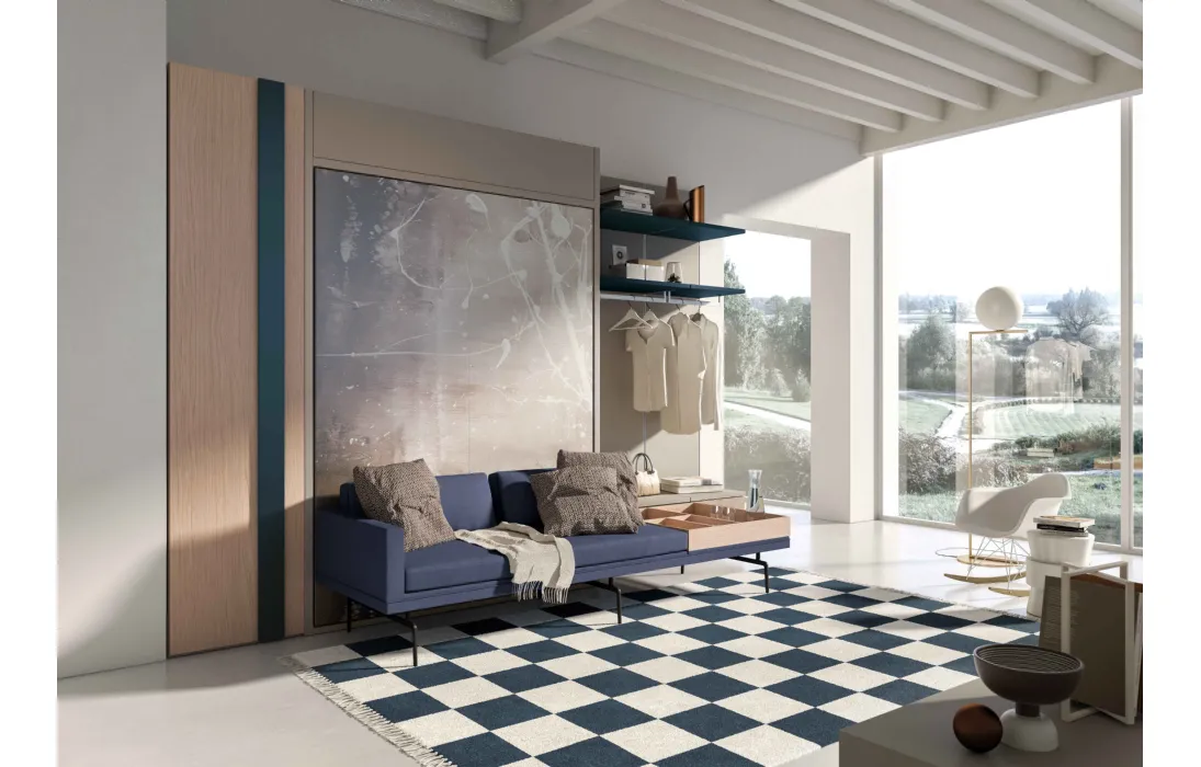 Letto a scomparsa Divano Flip di Tumidei