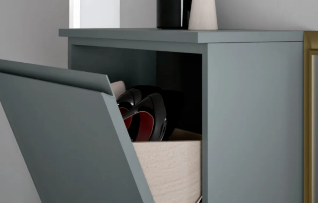 Mobile ingresso con porta scarpe Sessanta 07 di Birex