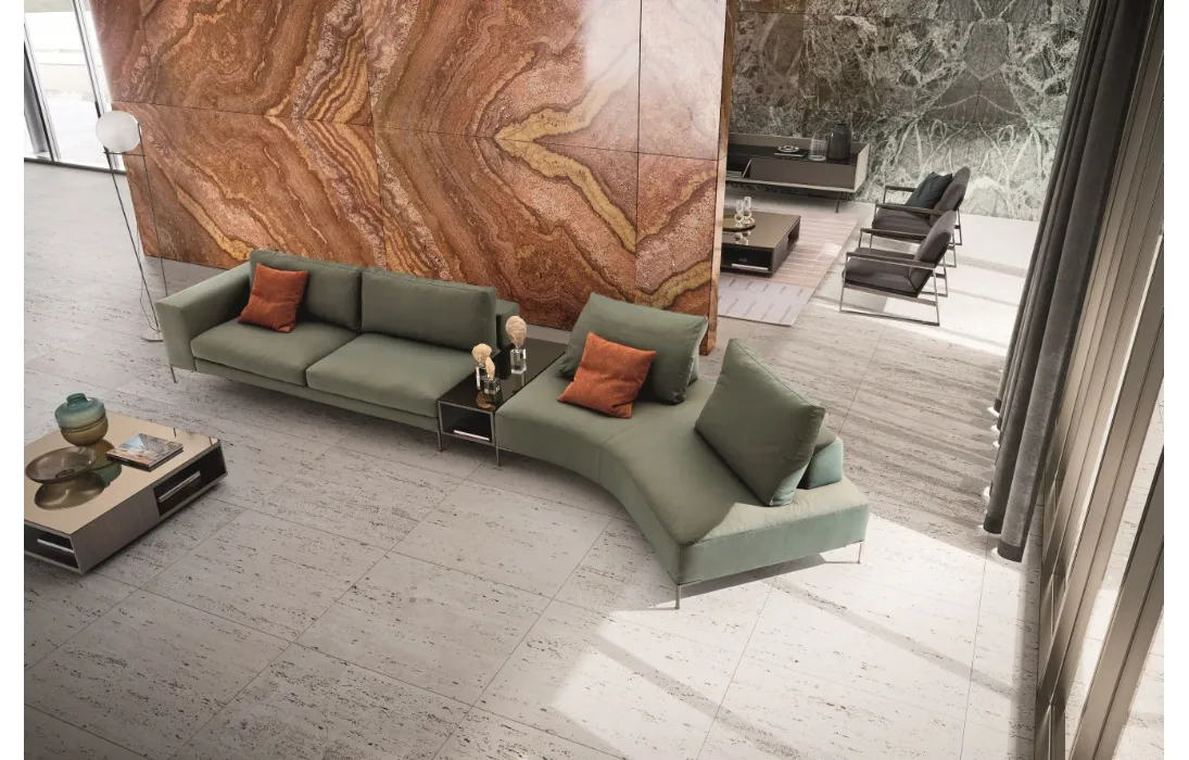 Divano di design in tessuto Union di Ditre Italia