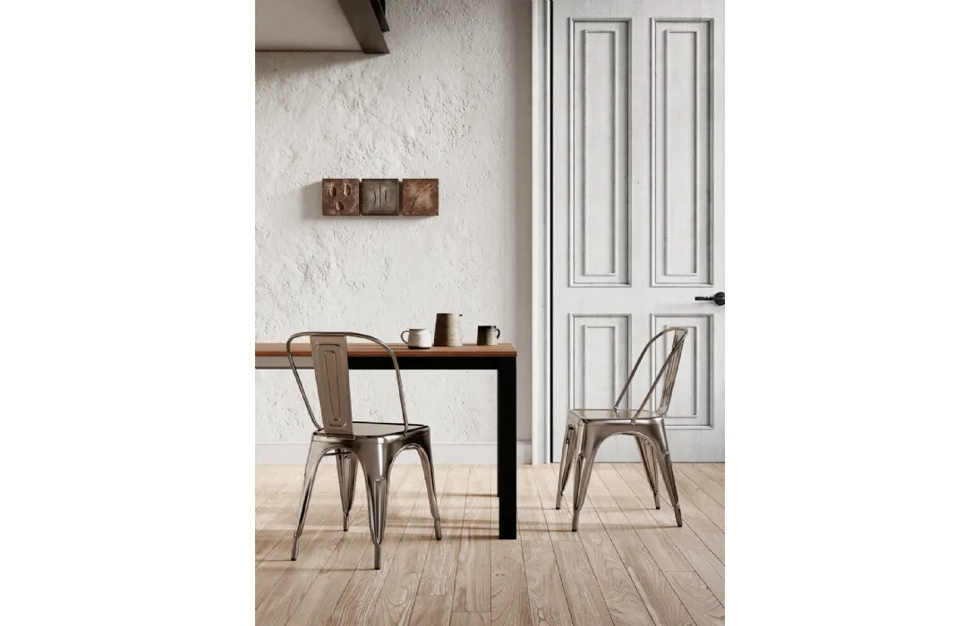 Sedia Seven in metallo verniciato di Arredo3