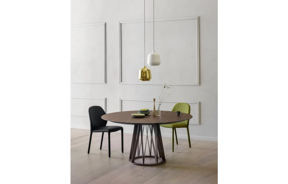 Tavolo Acco in legno di Rovere di Miniforms