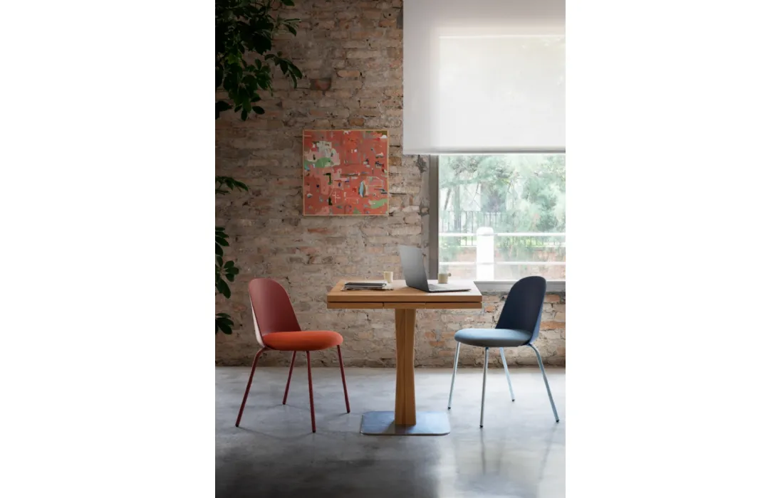 Tavolo allungabile Gualtiero in legno di Rovere Vintage di Miniforms