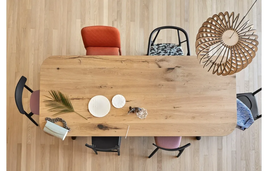 Tavolo Pixie in Rovere Vintage di Miniforms
