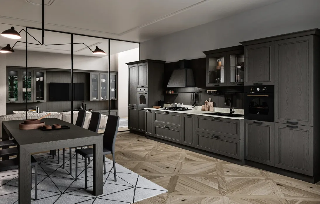 Cucina Classica lineare Opera 02 di Arredo3