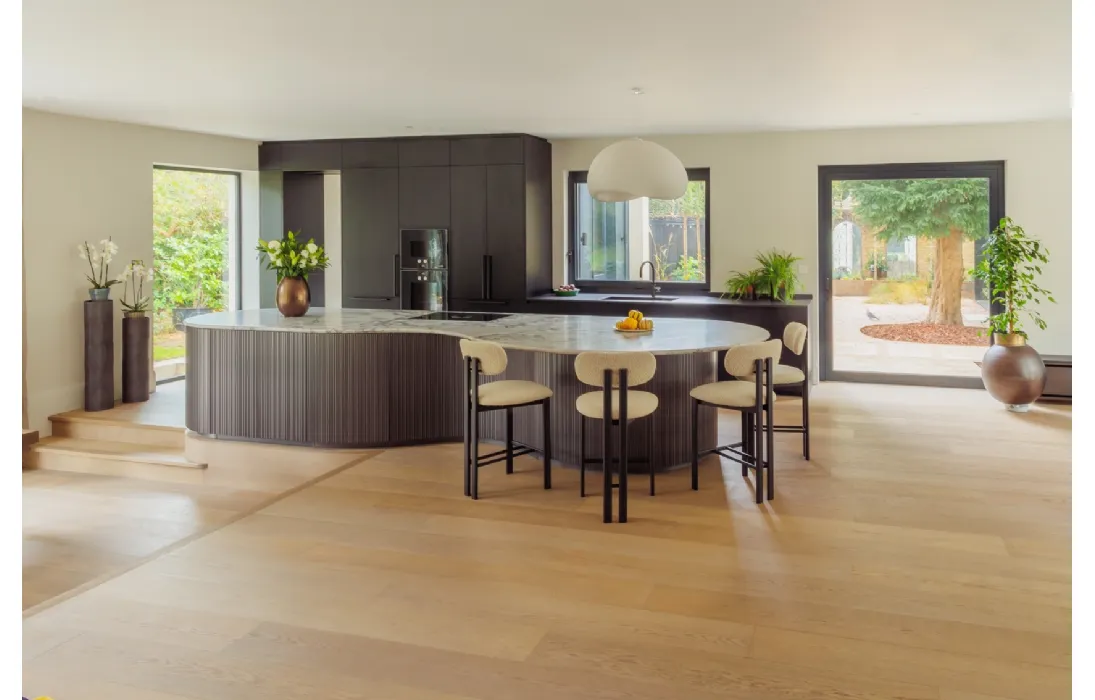 Cucina Design a isola Tangram 01 di Cesar