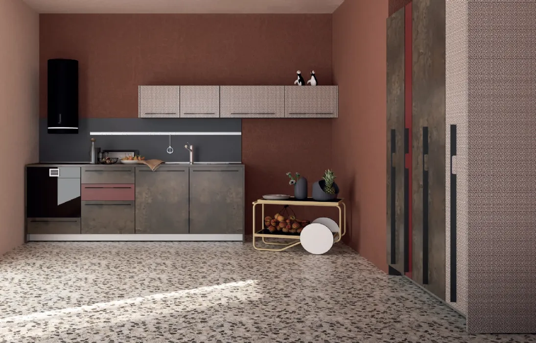 Cucina Moderna lineare For Me Kitchen Two di De Rosso